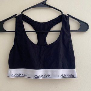 Black Calvin Klein Bralette